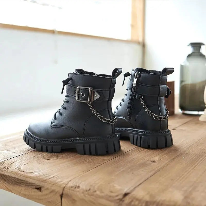 Stylish winter boots for children.
