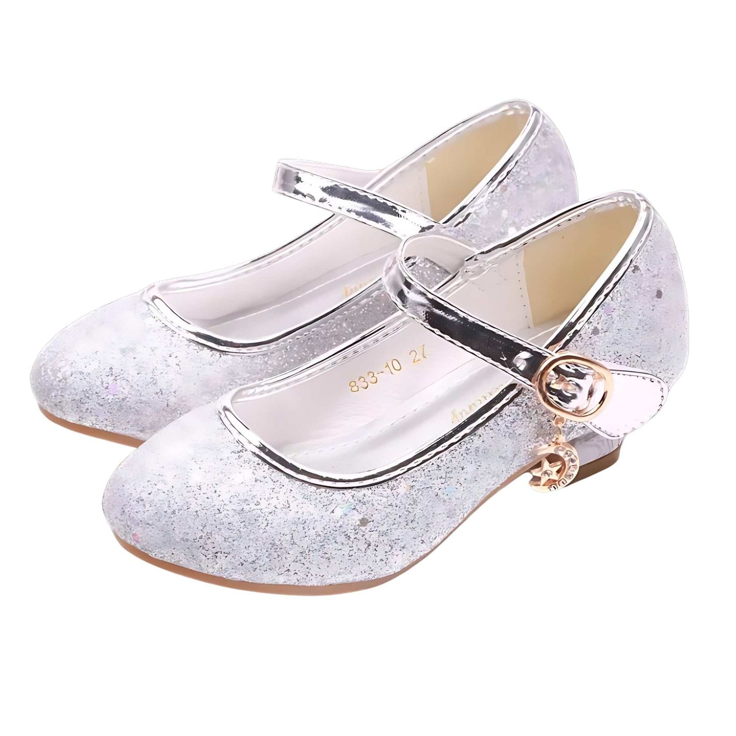 Comfortable Princess Sandals in silver colour