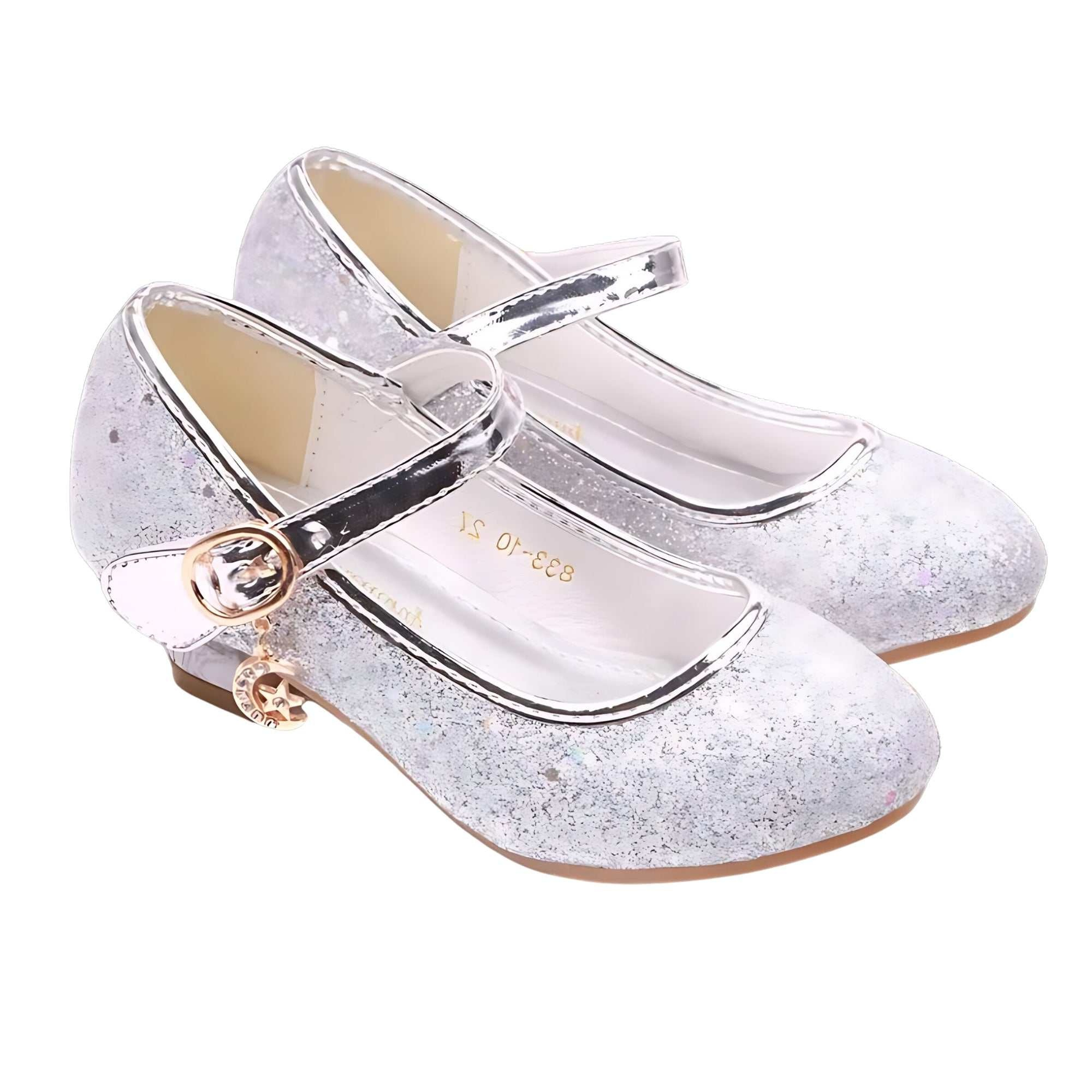 Princess Sandals for Girls in silver