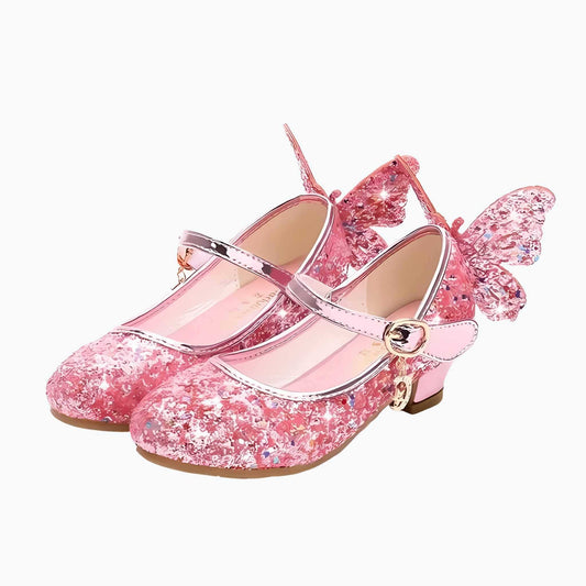 Enchanted Butterfly Kids' High Heels – Front View