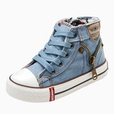 Denim Sneakers - Kiddos Kicks: Denim Sneakers