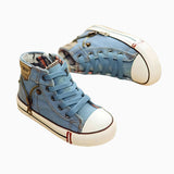 Denim Sneakers - Kiddos Kicks: Denim Sneakers
