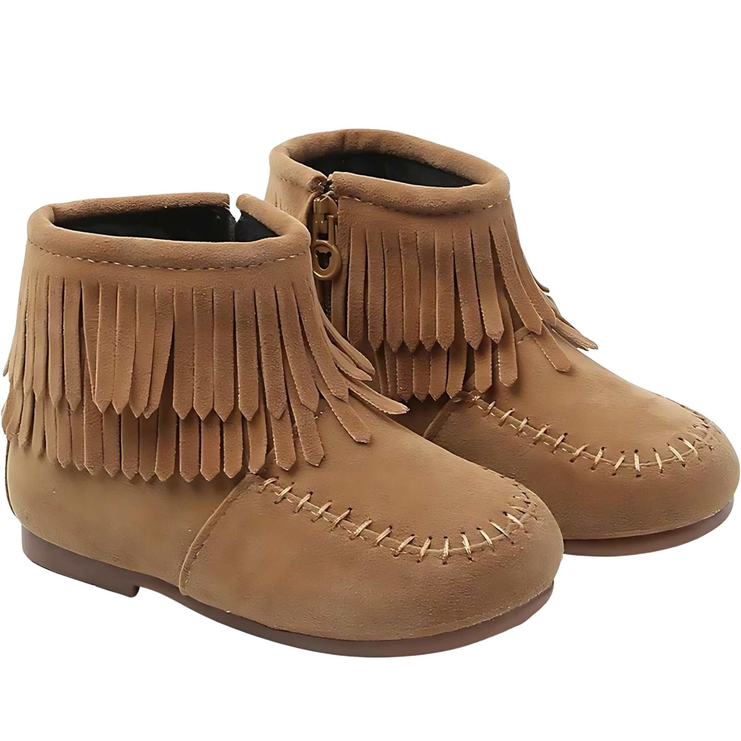 Suede Tassel Princess Boots – Elegant & Stylish for Little Royals - Kiddos Kicks