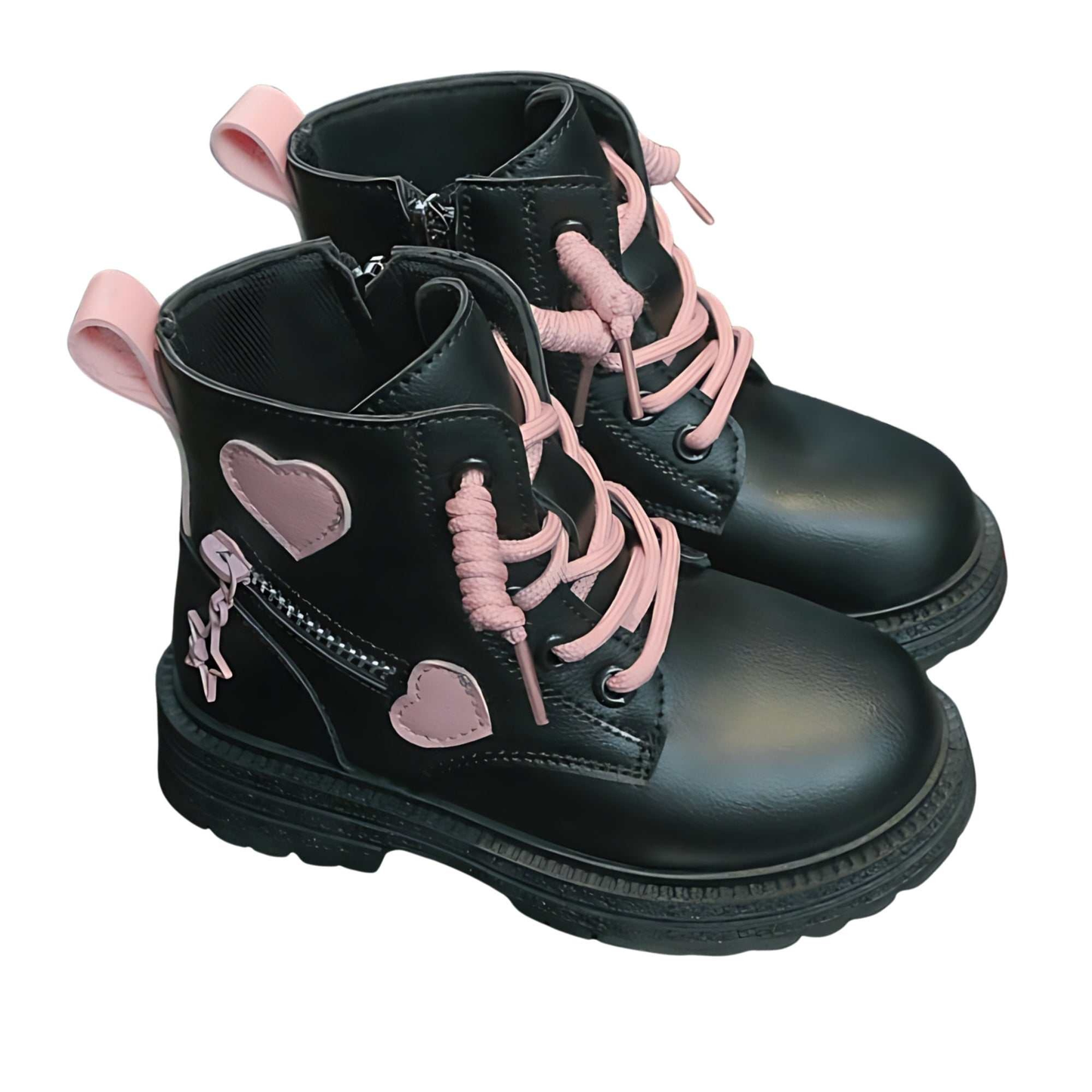 Heart Stride Black Edition Designer Boots - Kiddos Kicks