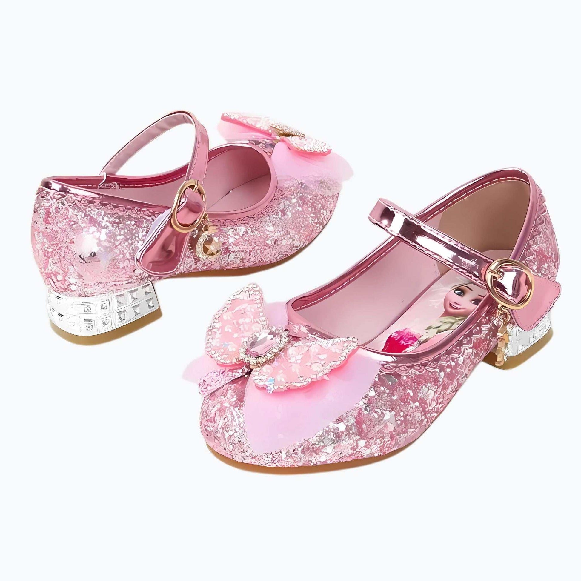 Frozen Elsa Sandals for Kids in pink colour.