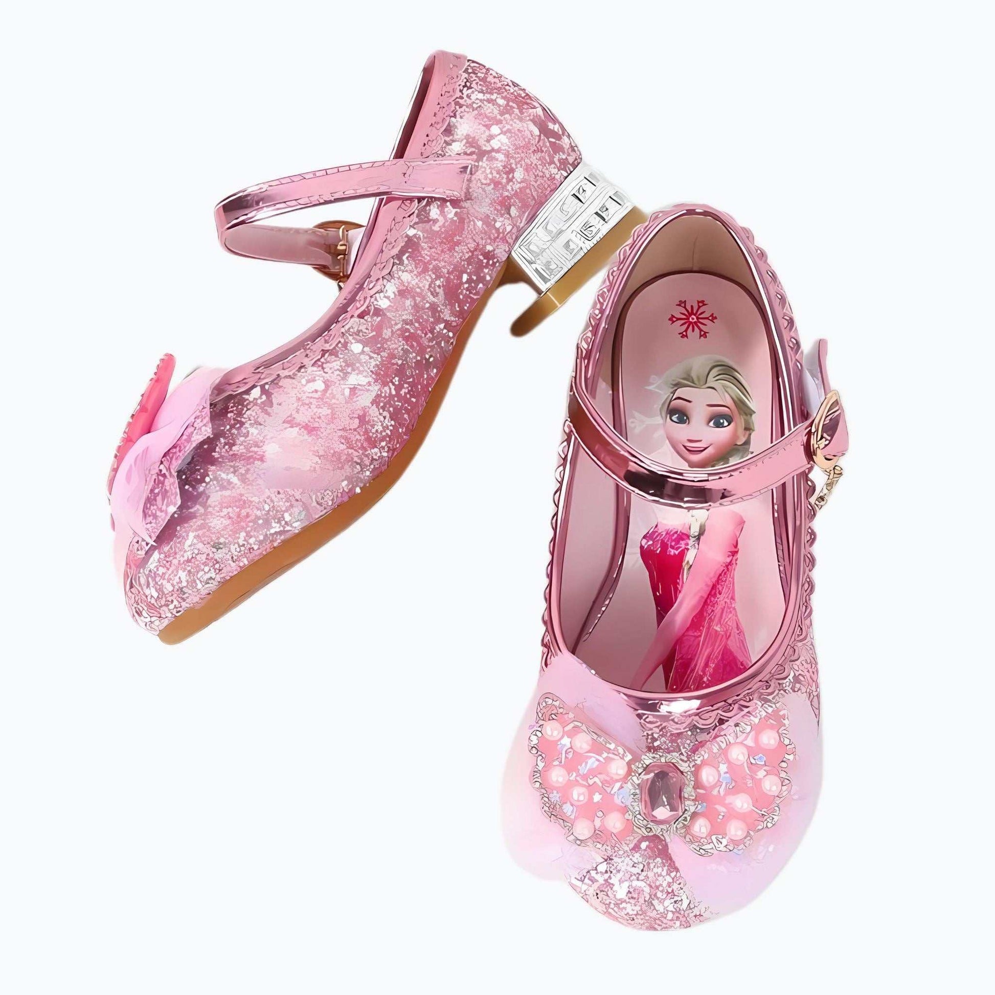 Frozen Elsa Sandals in pink colour.