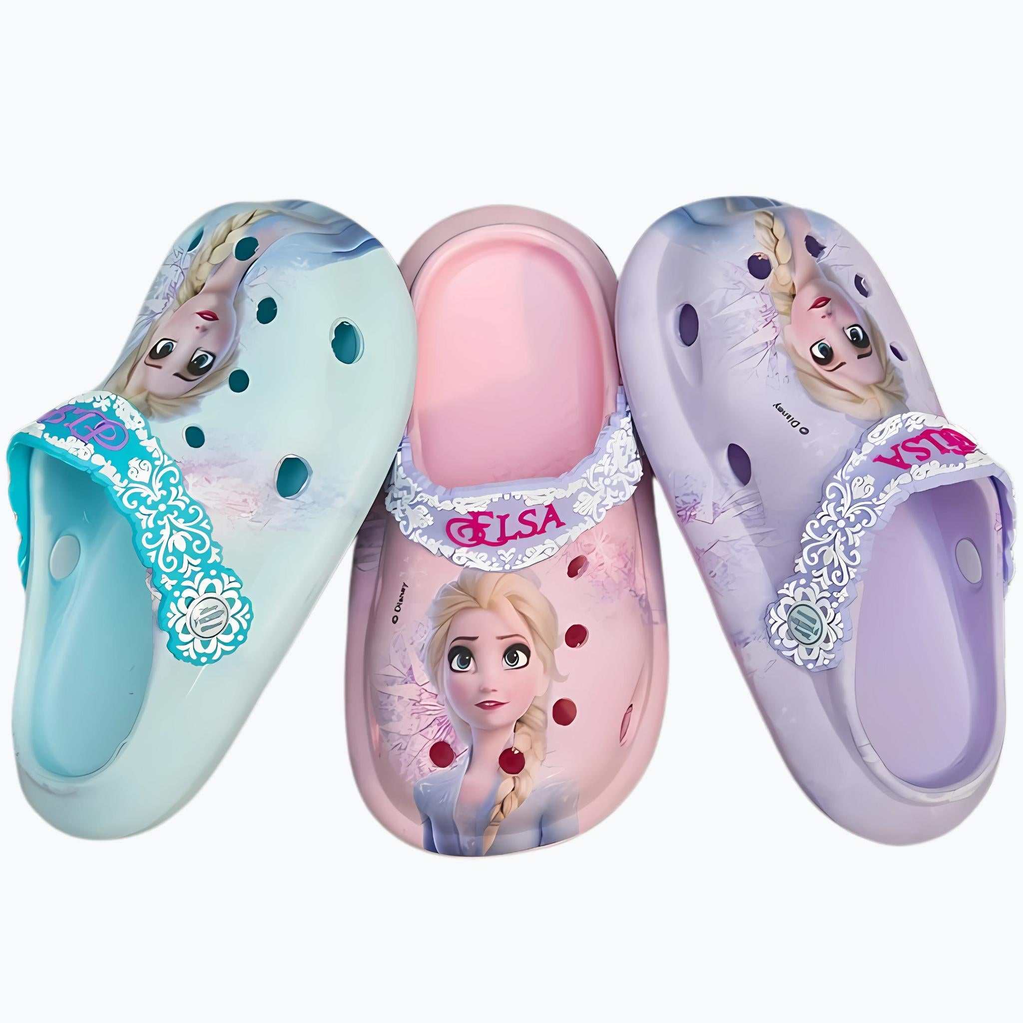 Princess Elsa Summer Slippers Collection - Magical Comfort for Kids: Elsa Slippers Magical Comfort