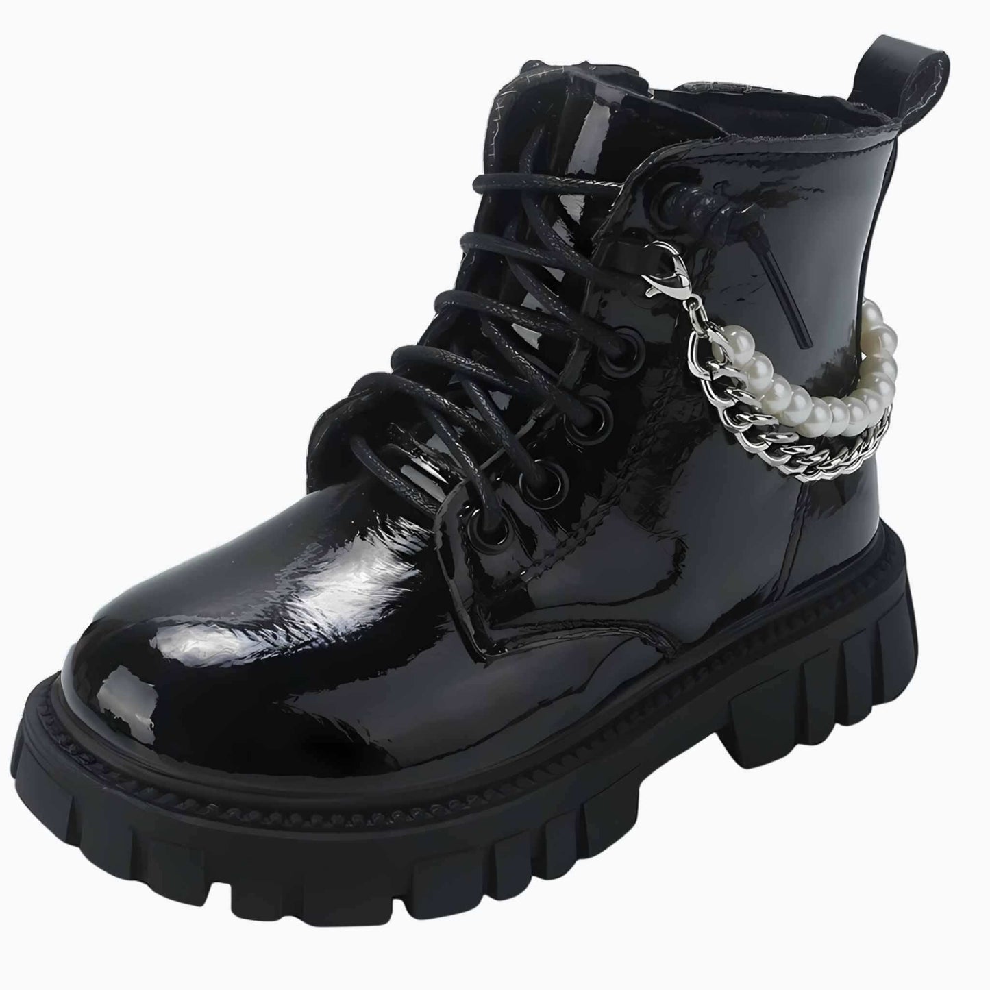 Black Pearl Designer Kids Boots - Kiddos Kicks