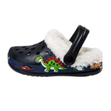 Kids' Dino Clog Slippers - Warm & Fun