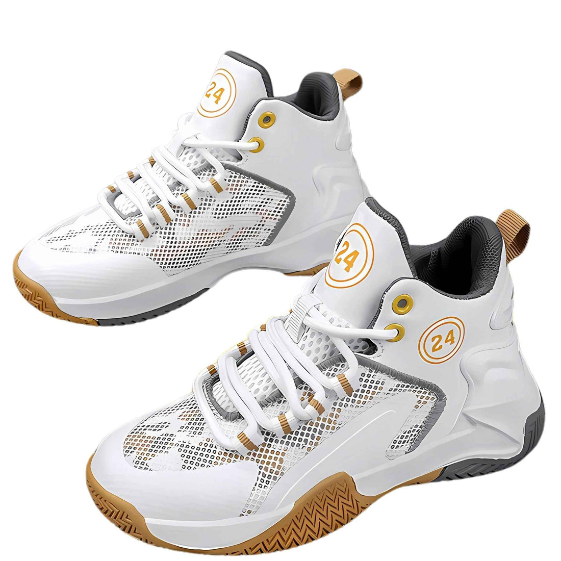 Gold Vibe Court Shoes