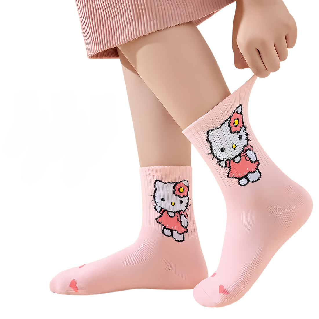 Hello Kitty Sweet Pink 5 packs Socks