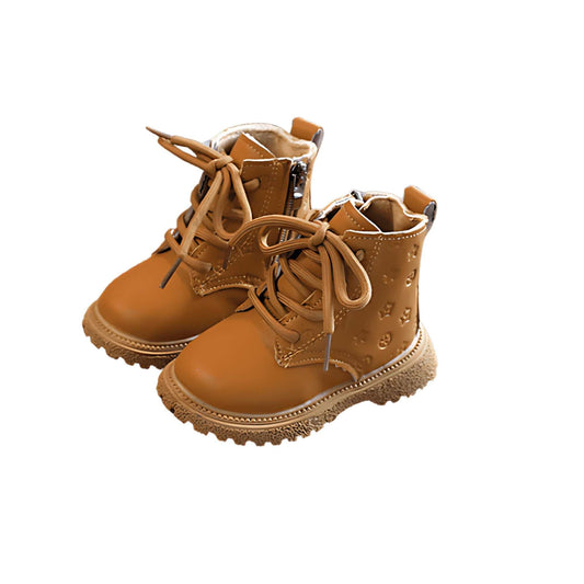 Tan Star Designer Boots - Kiddos Kicks