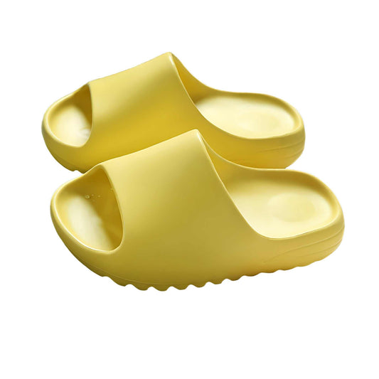 Sunny Stride Yellow Kids' Slides - Kiddos Kicks