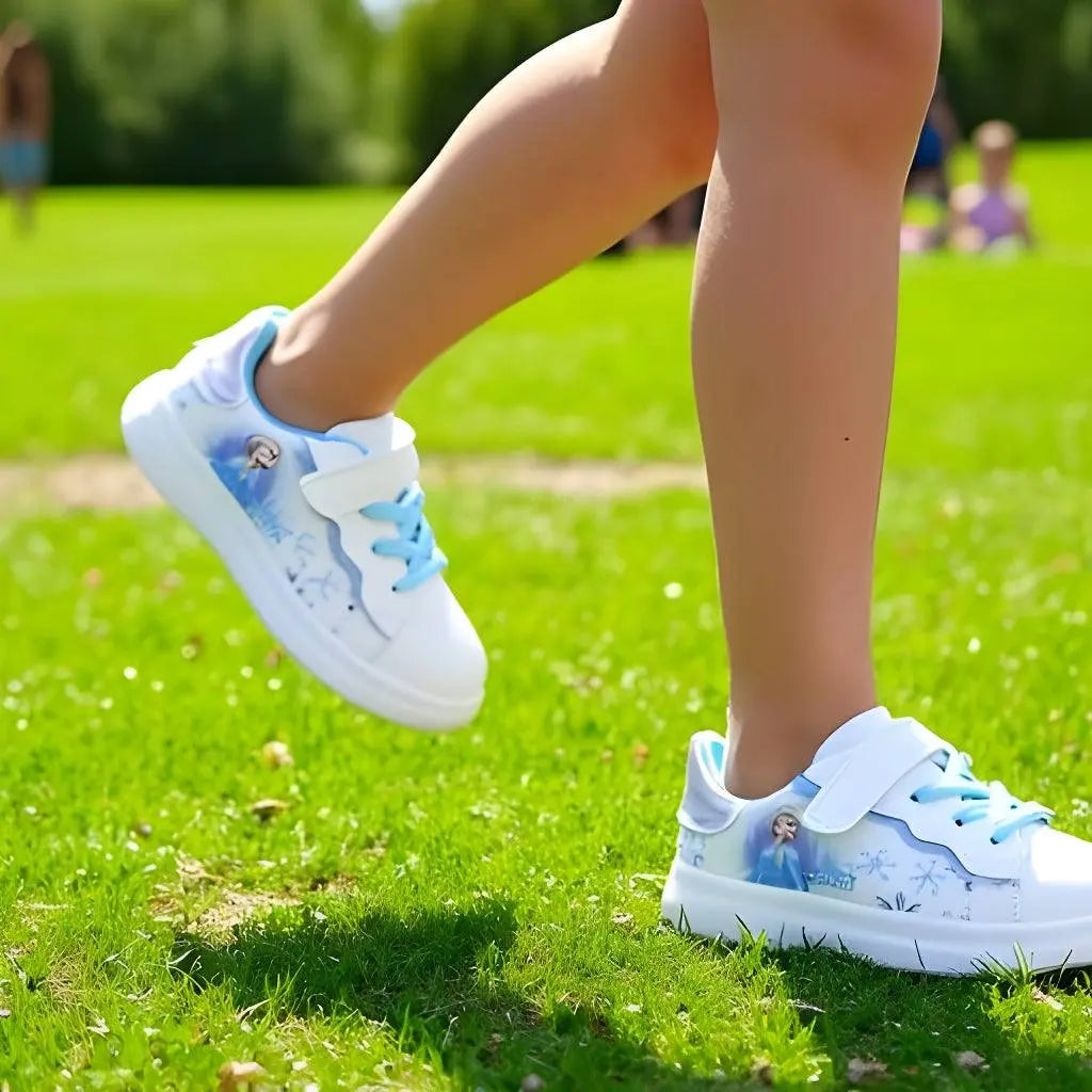 Elsa Sparkle Straps - Princess Play Shoes Kiddos Kicks