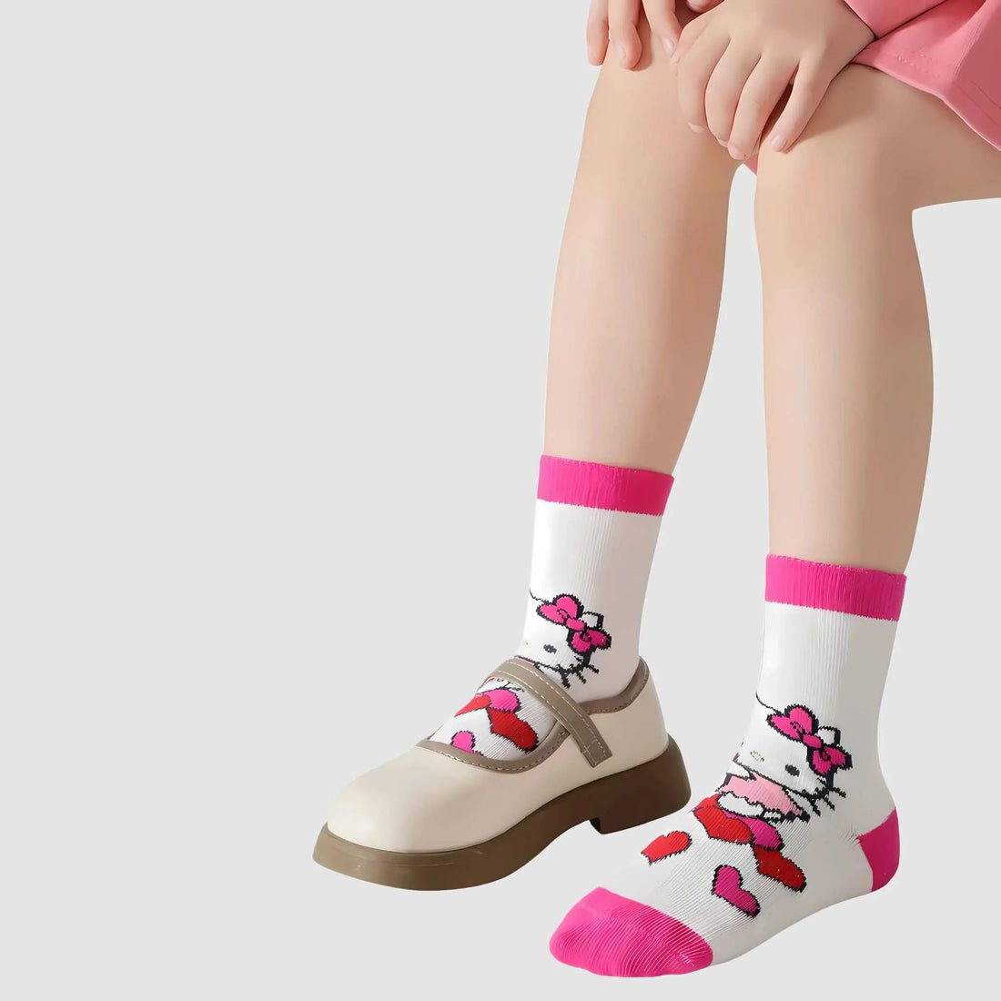 Hello Kitty Socks - 5 Pack Cotton Kiddos Kicks