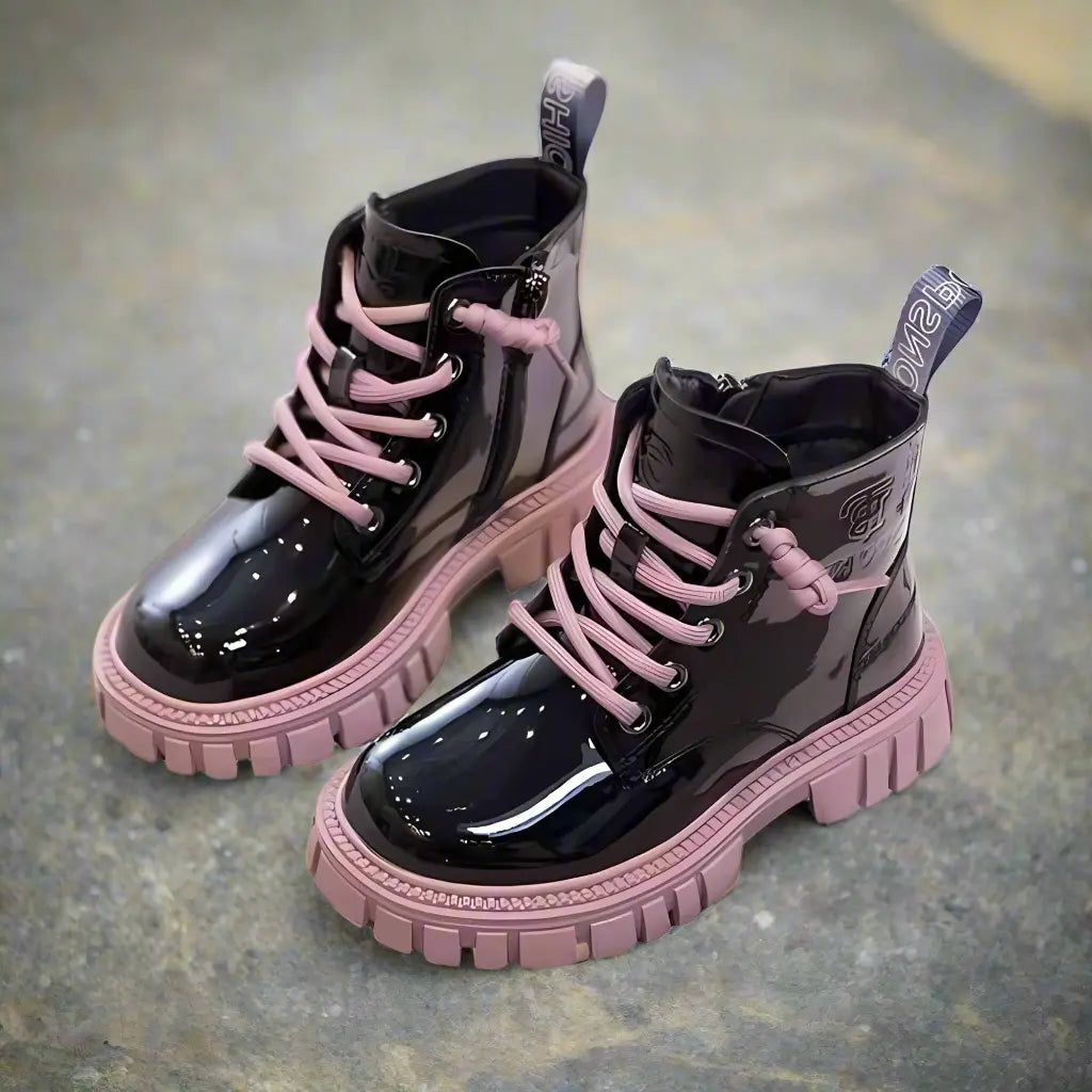 Pink Blossom Boots - Bold & Chic Kiddos Kicks