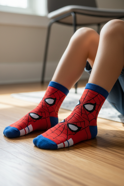 Web Hero Kids Socks 5 Pack