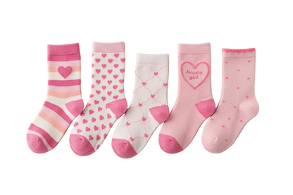 Sweetheart Kids Cotton Socks 5 Pack