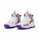 Kids High-Top Basketball Sneakers Graffiti