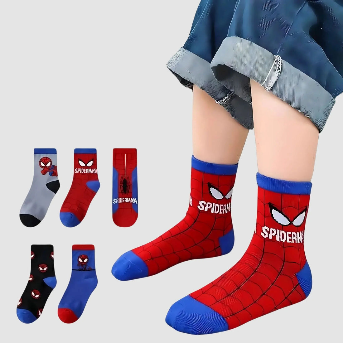 Spidey Sock Squad - 5-Pack Hero Feet Kiddos Kicks