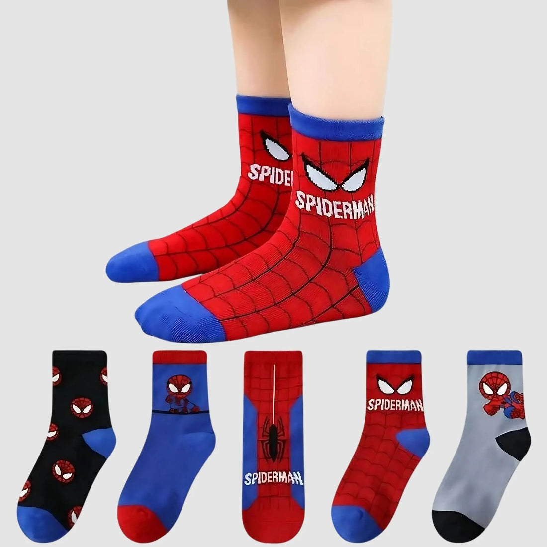 Spidey Sock Squad - 5-Pack Hero Feet Kiddos Kicks