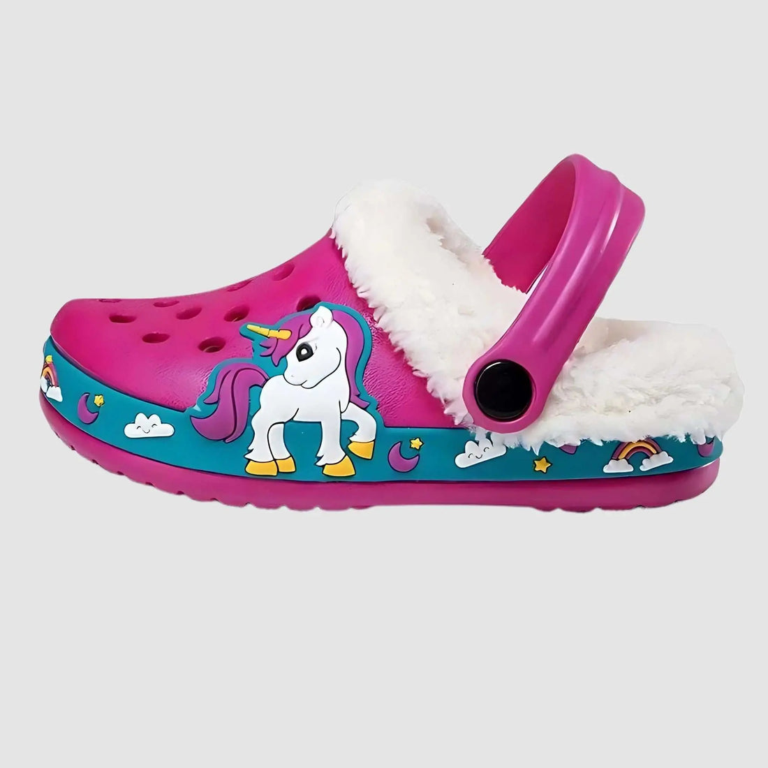 Unicorn Warm Clog Slippers Kiddos Kicks