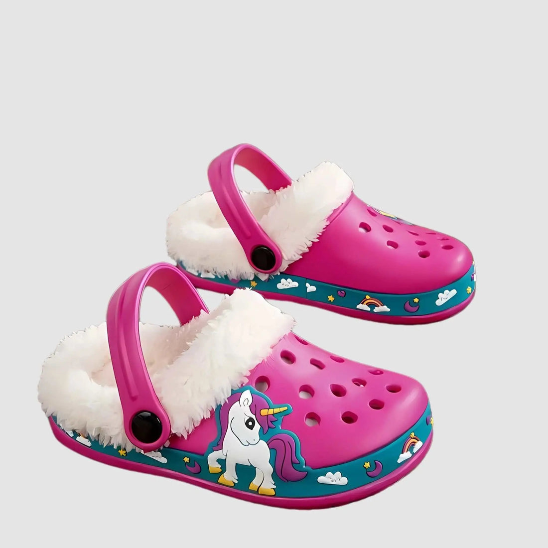 Unicorn Warm Clog Slippers Kiddos Kicks