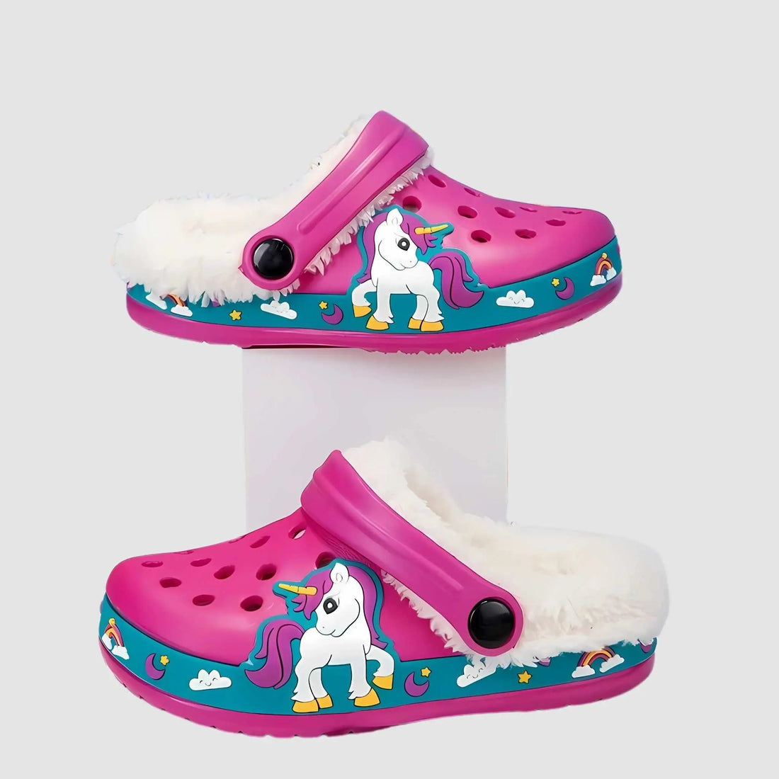 Unicorn Warm Clog Slippers Kiddos Kicks