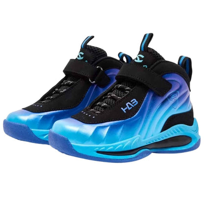 Air Lift kids basketball shoes, front view showing full design
