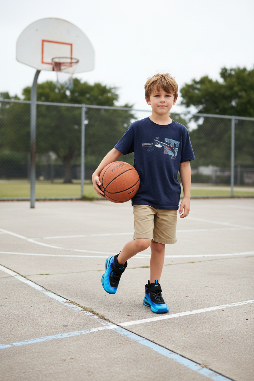 Air Lift Kids Basketball Shoes — Cushioned Court Shoes for Active Kids