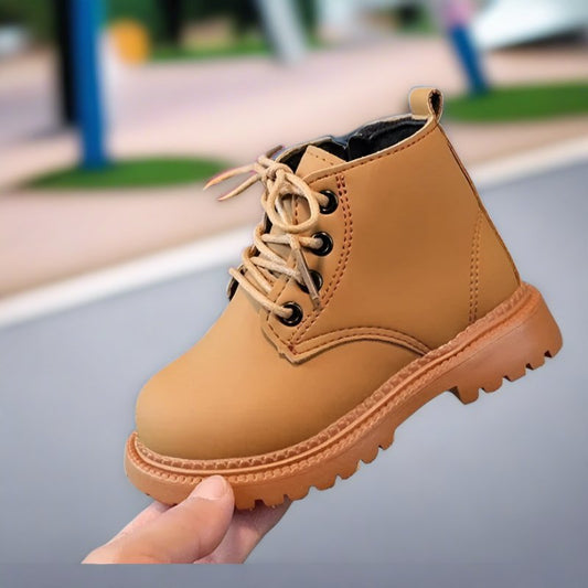 Autumn Explorer Leather Boots - Kiddos Kicks