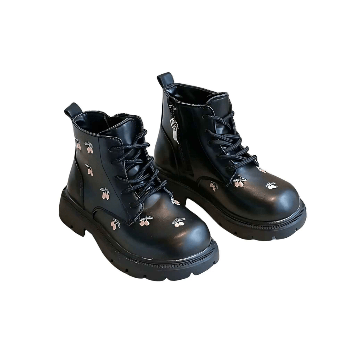 Black Blossom Kids Winter Boots - Kids in 26 | Boys & Girls Shoes Online Australia | Kiddos Kicks