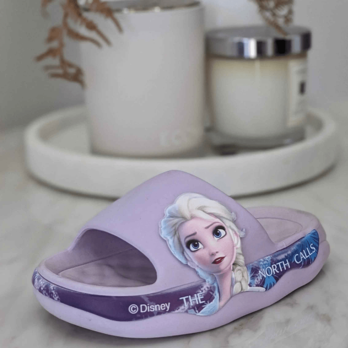 Cozy Elsa Plush Slide – Kids | Durable, comfy | Kiddos Kicks Australia