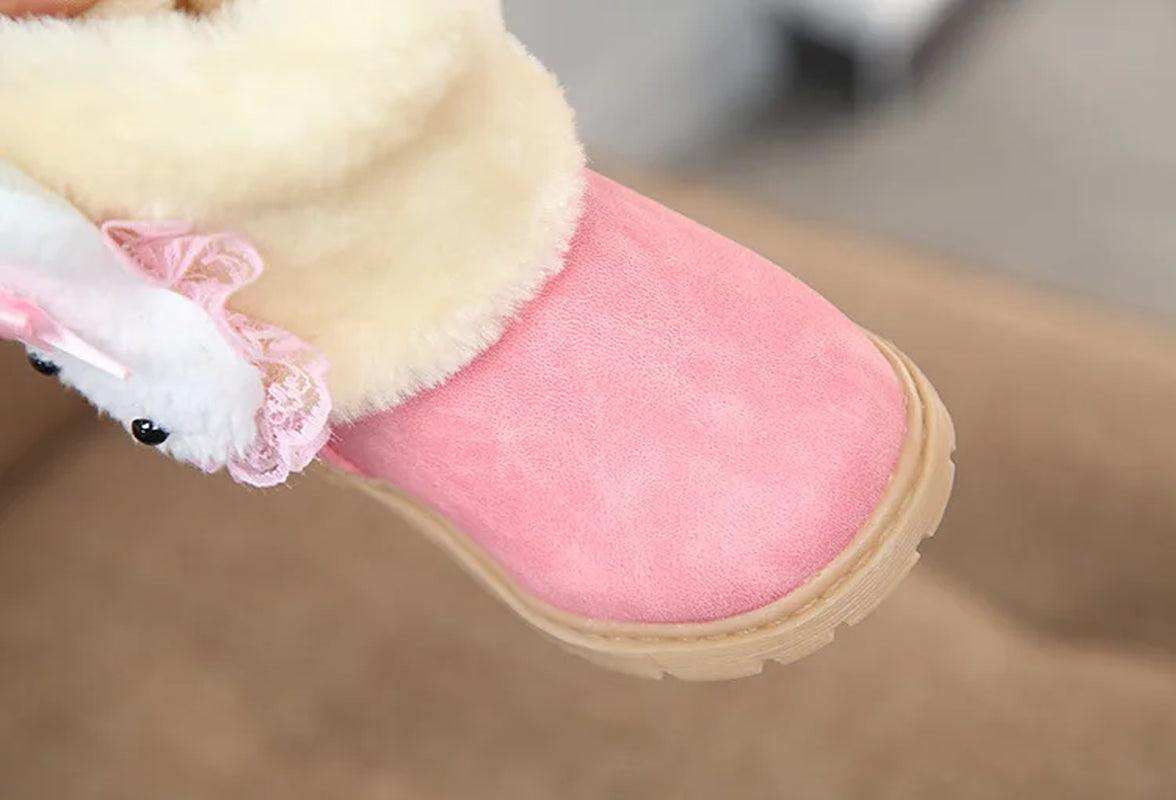 Stylish Winter Boots with Rabbit Design