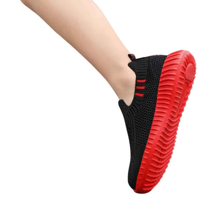 Speed Blaze crimson kids sneakers, close-up of design detail and material