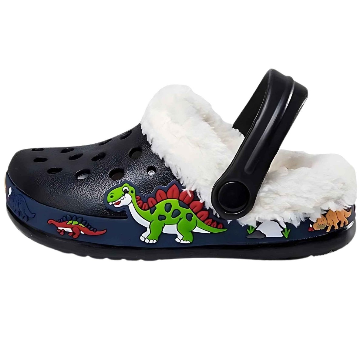 Dino Roar kids slides, front view showing full design