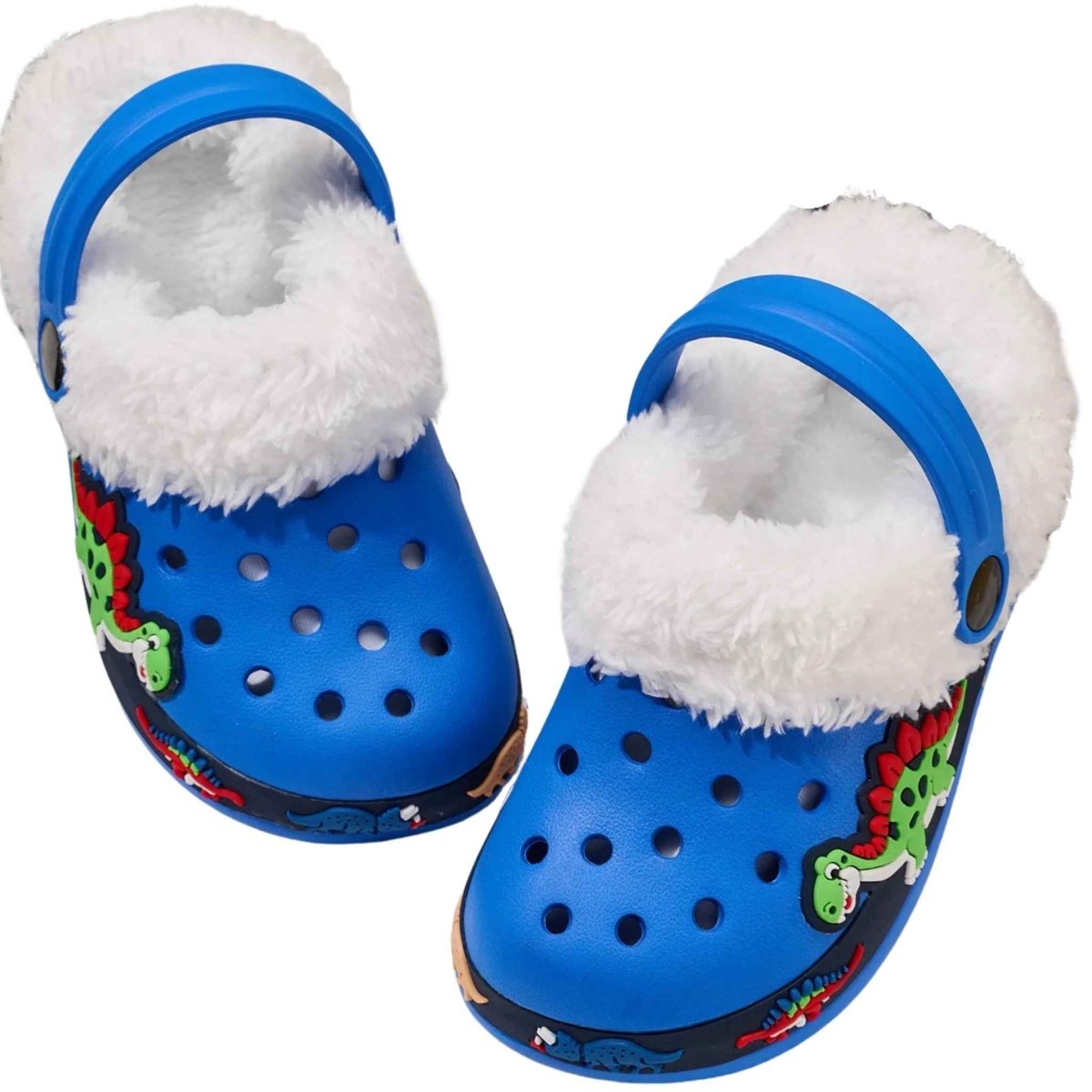 Dino Roar kids slides, angled view showing colour and shape