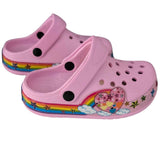 Heart LED Pink Kids Clogs - Kids slides in 24 | Boys & Girls Shoes Online Australia | Kiddos Kicks