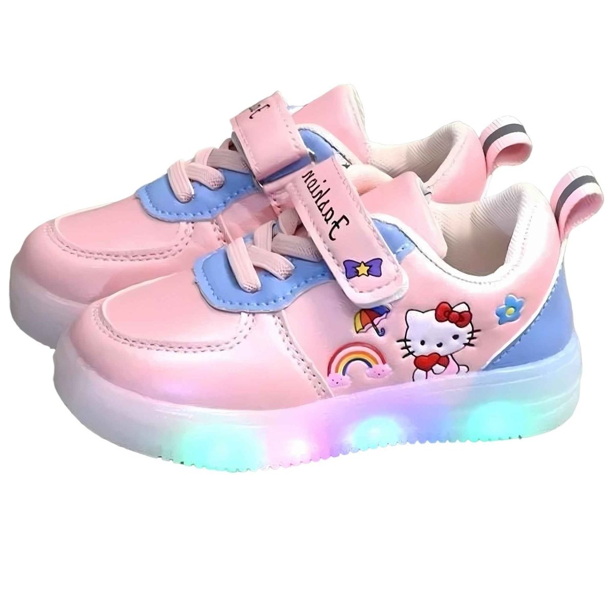 Hello Kitty Light Up Kids Shoes - Cute Cat Design – Kids Girls Sneakers | Durable, comfy | Kiddos Kicks Australia