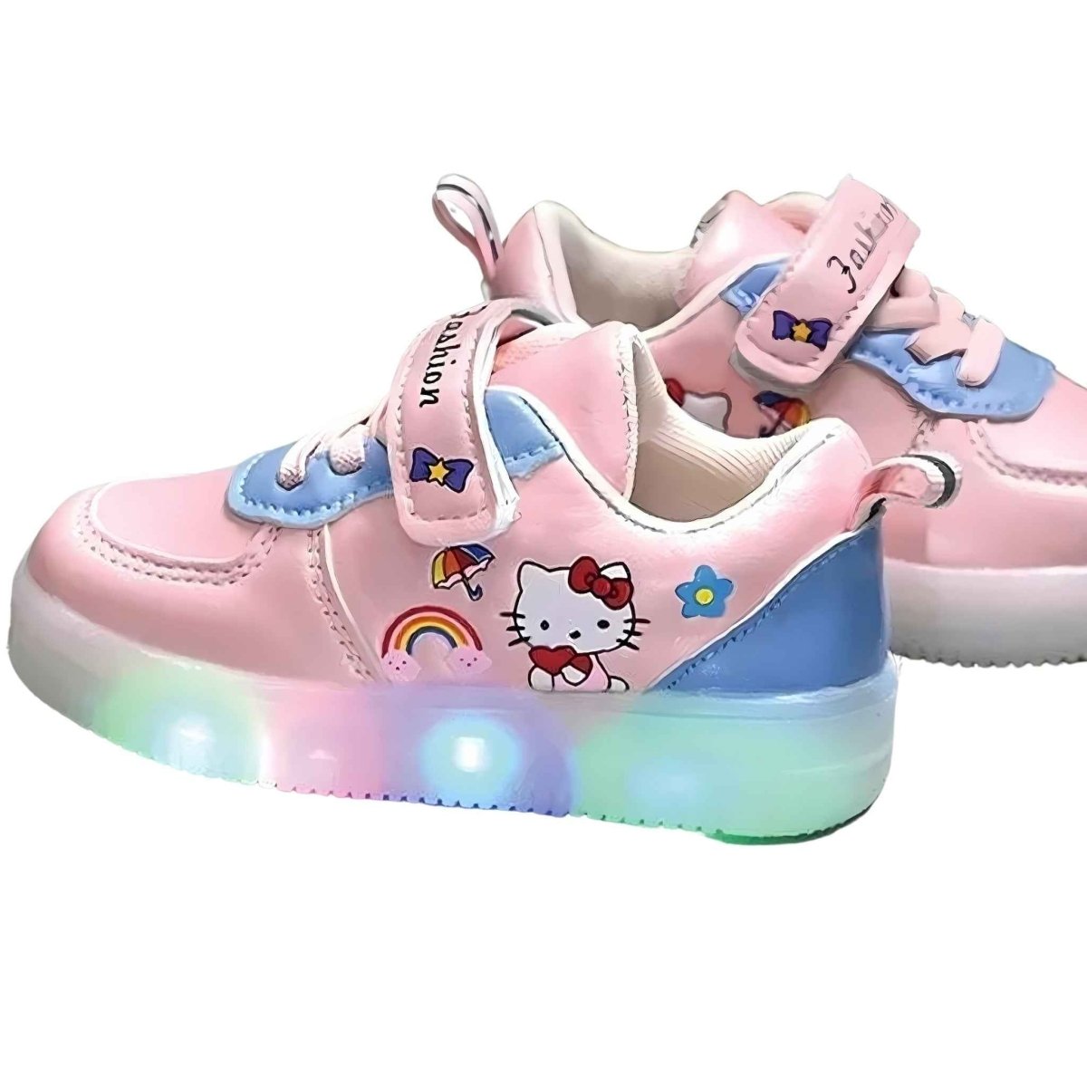 Hello Kitty Light Up Kids Shoes - Cute Cat Design – Kids Girls Sneakers | Durable, comfy | Kiddos Kicks Australia