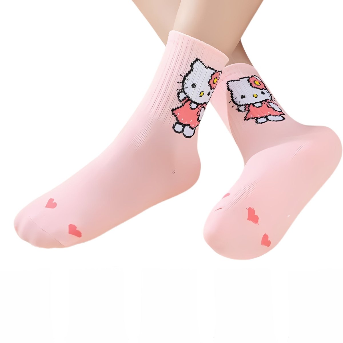 Hello Kitty Sweet Pink 5 packs Socks – Kids | Durable, comfy | Kiddos Kicks Australia