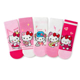 Hello Kitty Kids Mid - Calf Socks 5 - Pack - Kids Kids Socks in 1 - 4 | Boys & Girls Shoes Online Australia | Kiddos Kicks