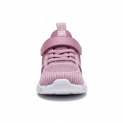 Love-Note heart kids runners, side profile showing sole and upper detail