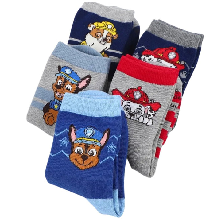 Pairs Paw Patrol Kids 5 Pack Socks – Kids in color | Durable, comfy | Kiddos Kicks Australia