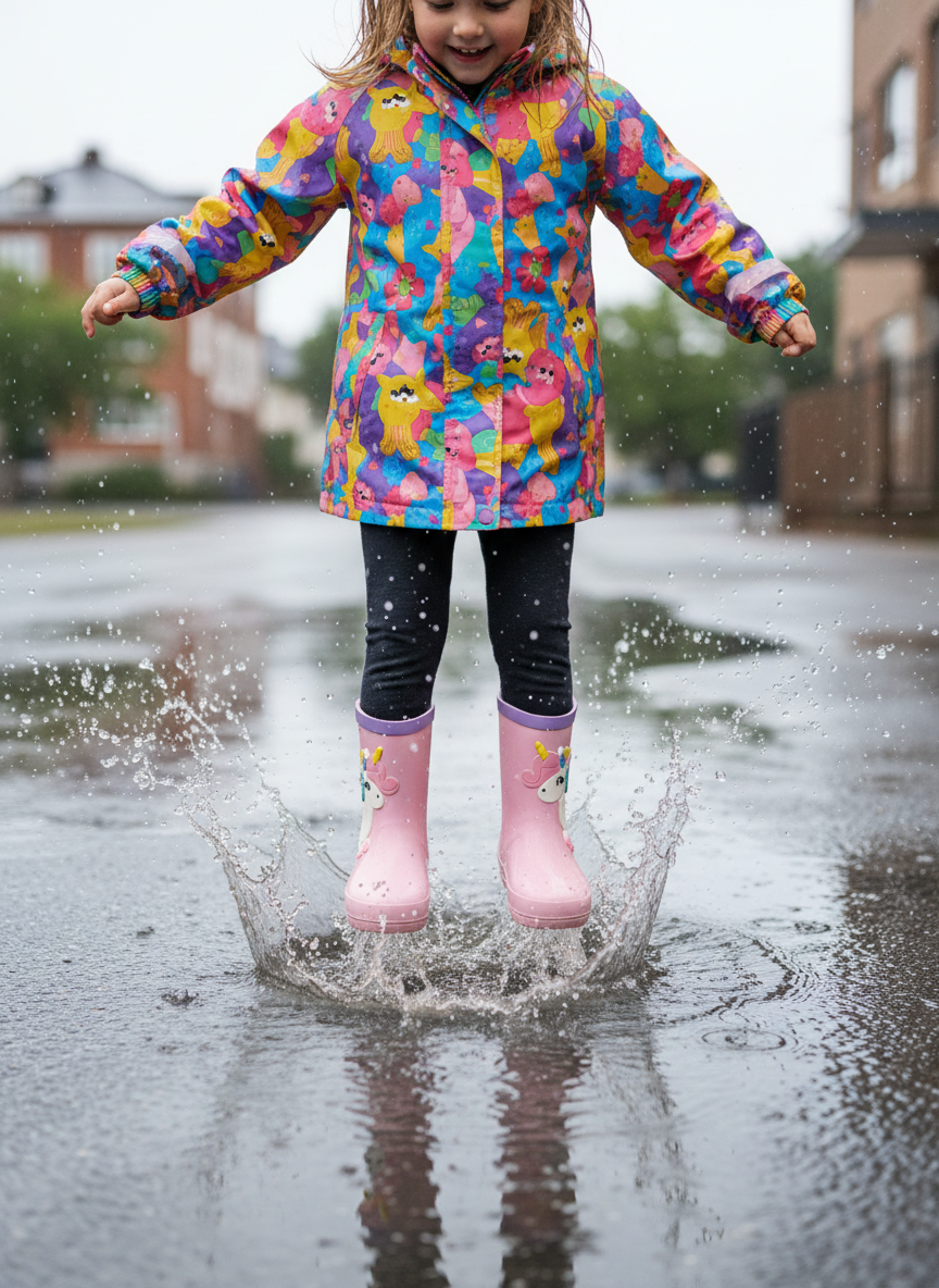 Pink Unicorn Rain Boot – Kids in Pink | Durable, comfy | Kiddos Kicks Australia