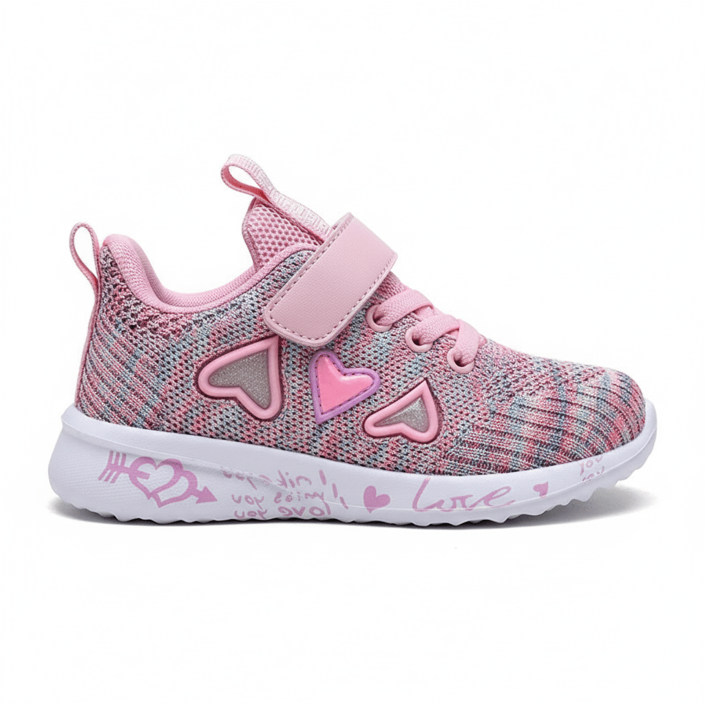 Love - Note Heart Kids Runners - Kids in 34 | Boys & Girls Shoes Online Australia | Kiddos Kicks