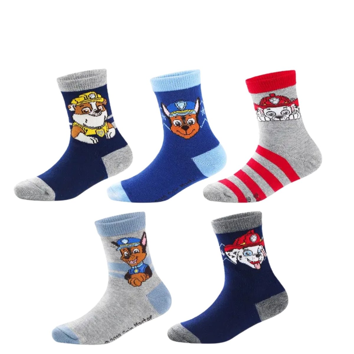 Pairs Paw Patrol Kids 5 Pack Socks – Kids | Durable, comfy | Kiddos Kicks Australia