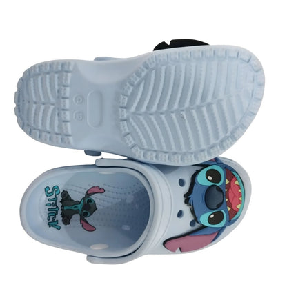 Blue Alien kids non-slip sandals, angled view showing colour and shape