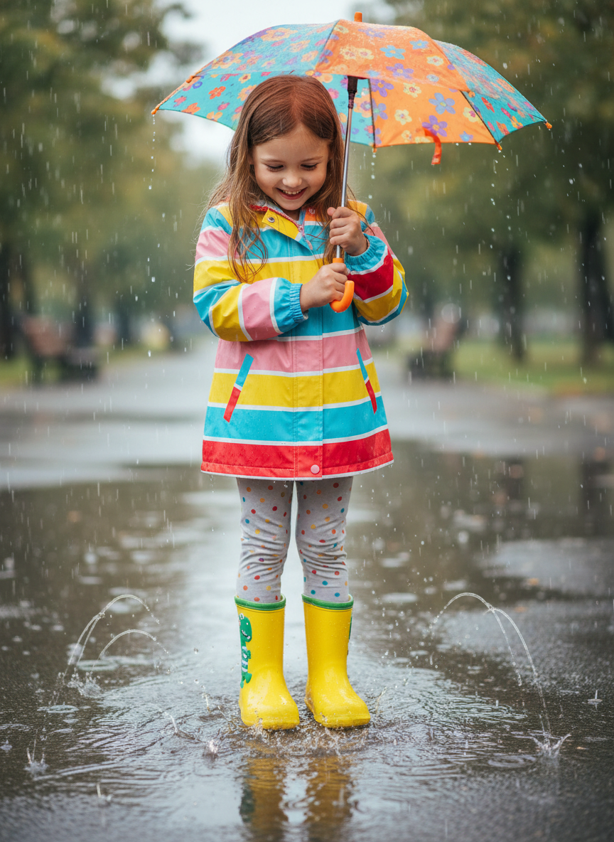 Dino waterproof kids rain boots, full product view on neutral background