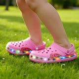 Heart Pink Clogs - Light & Fun